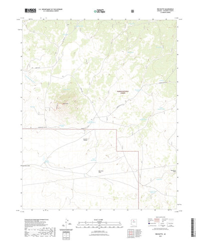 United States Geological Survey Red Butte, AZ (2021, 24000-Scale) digital map