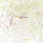 United States Geological Survey Red Butte, AZ (2021, 24000-Scale) digital map