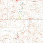 United States Geological Survey Red Butte, ND (1968, 24000-Scale) digital map