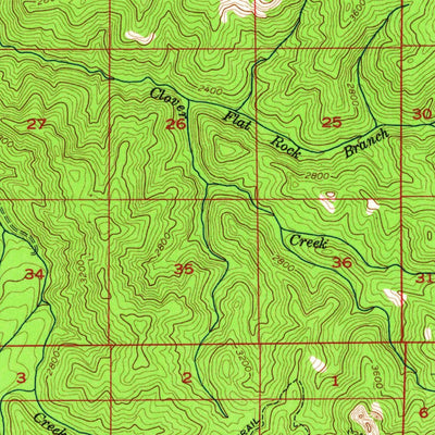 United States Geological Survey Red Butte, OR (1955, 62500-Scale) digital map