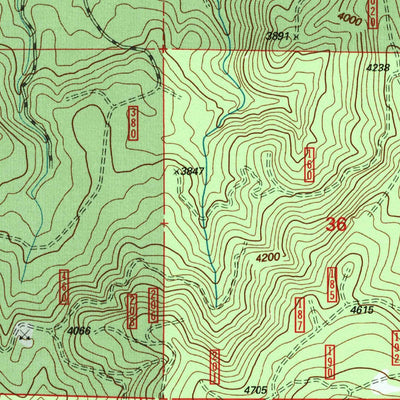 United States Geological Survey Red Butte, OR (1997, 24000-Scale) digital map