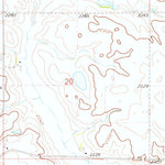 United States Geological Survey Red Butte SW, ND (1972, 24000-Scale) digital map