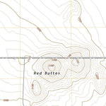 United States Geological Survey Red Buttes, CA (2021, 24000-Scale) digital map