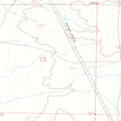United States Geological Survey Red Buttes, WY (1963, 24000-Scale) digital map