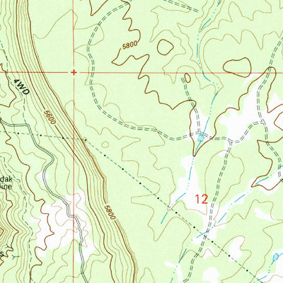 United States Geological Survey Red Canyon, CO (1994, 24000-Scale) digital map