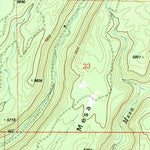 United States Geological Survey Red Canyon, CO (1994, 24000-Scale) digital map