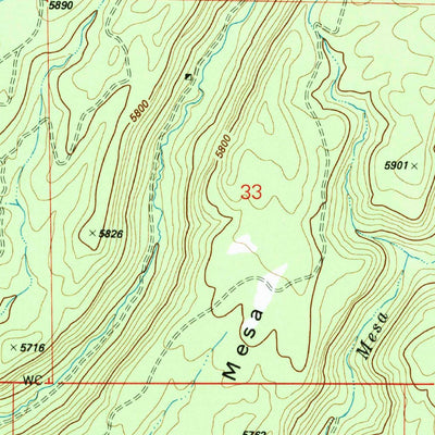 United States Geological Survey Red Canyon, CO (1994, 24000-Scale) digital map