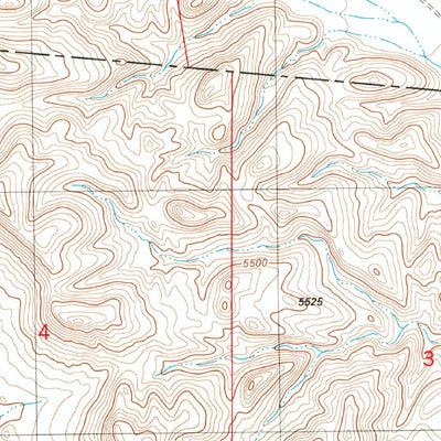 United States Geological Survey Red Canyon, NM (1982, 24000-Scale) digital map