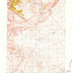 United States Geological Survey Red Canyon, WY (1953, 24000-Scale) digital map