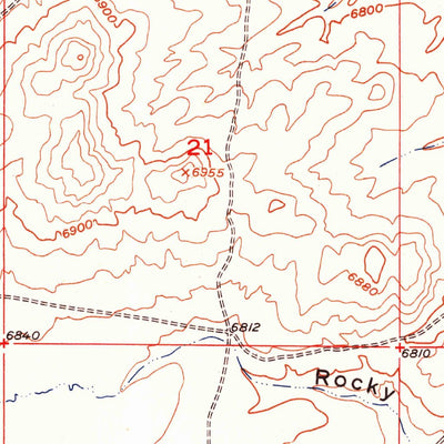 United States Geological Survey Red Canyon, WY (1953, 24000-Scale) digital map