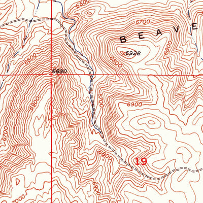 United States Geological Survey Red Canyon, WY (1953, 24000-Scale) digital map