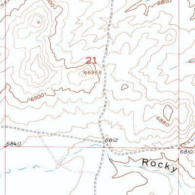 United States Geological Survey Red Canyon, WY (1957, 24000-Scale) digital map