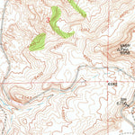 United States Geological Survey Red Canyon, WY (1957, 24000-Scale) digital map