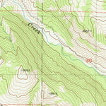 United States Geological Survey Red Castle Creek, WY (1980, 24000-Scale) digital map