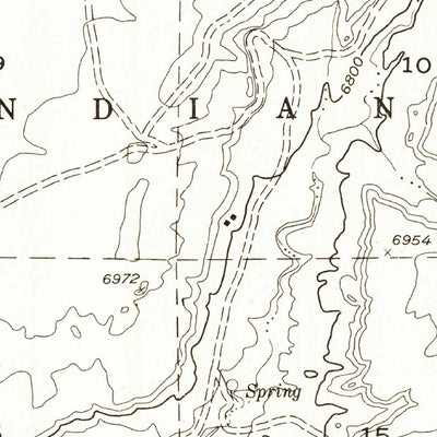 United States Geological Survey Red Clay Wash, AZ (1955, 24000-Scale) digital map