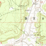 United States Geological Survey Red Clay Wash, AZ (1983, 24000-Scale) digital map