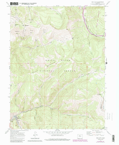 United States Geological Survey Red Cliff, CO (1970, 24000-Scale) digital map