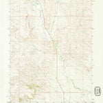 United States Geological Survey Red Cloud Creek East, WY (1990, 24000-Scale) digital map