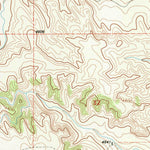 United States Geological Survey Red Cloud Creek East, WY (1990, 24000-Scale) digital map
