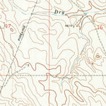 United States Geological Survey Red Cloud Creek West, WY (1977, 24000-Scale) digital map