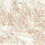United States Geological Survey Red Cloud Creek West, WY (1977, 24000-Scale) digital map