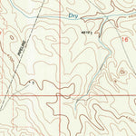 United States Geological Survey Red Cloud Creek West, WY (1990, 24000-Scale) digital map