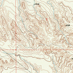 United States Geological Survey Red Cloud Creek West, WY (1990, 24000-Scale) digital map