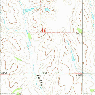 United States Geological Survey Red Cloud NE, NE (1974, 24000-Scale) digital map