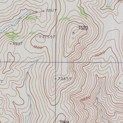United States Geological Survey Red Cow Creek, NV (1987, 24000-Scale) digital map