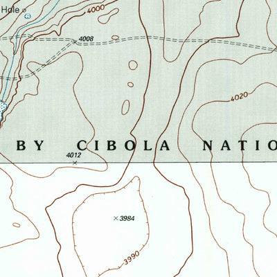 United States Geological Survey Red Cow Draw, TX (1998, 24000-Scale) digital map