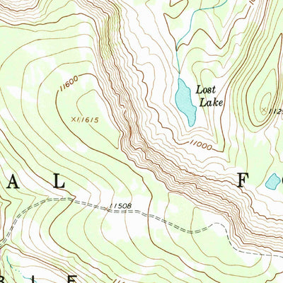 United States Geological Survey Red Creek, CO (1961, 24000-Scale) digital map