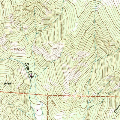 United States Geological Survey Red Creek, CO (1961, 24000-Scale) digital map