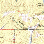 United States Geological Survey Red Creek Reservoir, UT (1971, 24000-Scale) digital map