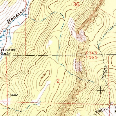 United States Geological Survey Red Creek Reservoir, UT (1971, 24000-Scale) digital map