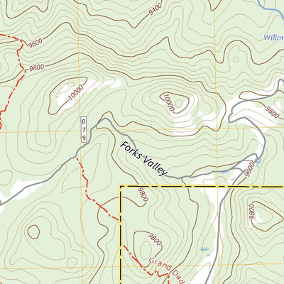 United States Geological Survey Red Creek Reservoir, UT (2023, 24000-Scale) digital map
