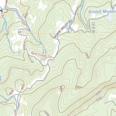 United States Geological Survey Red Creek Reservoir, UT (2023, 24000-Scale) digital map