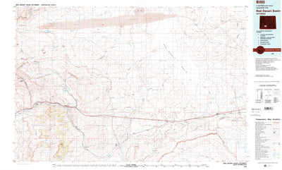United States Geological Survey Red Desert Basin, WY (1980, 100000-Scale) digital map