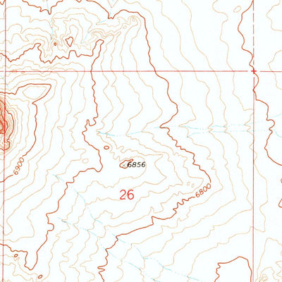 United States Geological Survey Red Desert NW, WY (1970, 24000-Scale) digital map