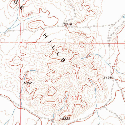 United States Geological Survey Red Dome, UT (1971, 24000-Scale) digital map
