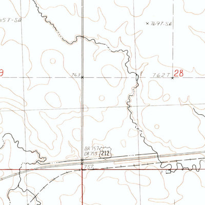 United States Geological Survey Red Elm, SD (1982, 24000-Scale) digital map