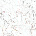 United States Geological Survey Red Elm SW, SD (1982, 24000-Scale) digital map