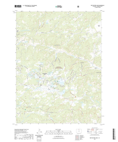 United States Geological Survey Red Feather Lakes, CO (2022, 24000-Scale) digital map