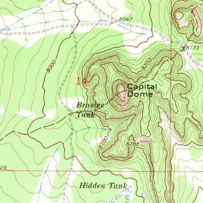 United States Geological Survey Red Flats, NM (1967, 24000-Scale) digital map