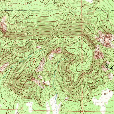 United States Geological Survey Red Flats, NM (1967, 24000-Scale) digital map
