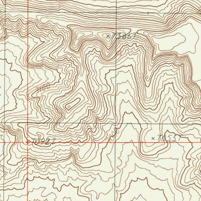 United States Geological Survey Red Gap, WY (1985, 24000-Scale) digital map