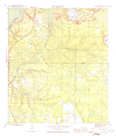 United States Geological Survey Red Head, FL (1945, 24000-Scale) digital map