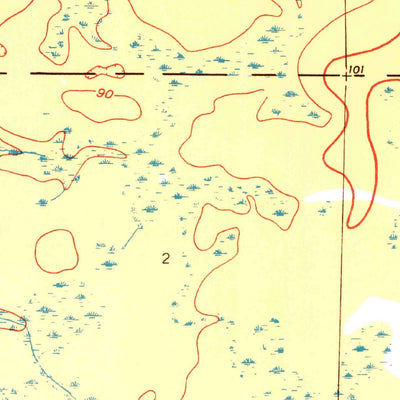 United States Geological Survey Red Head, FL (1945, 24000-Scale) digital map