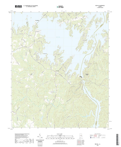 United States Geological Survey Red Hill, AL (2020, 24000-Scale) digital map