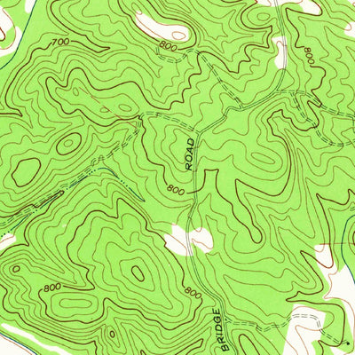United States Geological Survey Red Hill, GA (1964, 24000-Scale) digital map