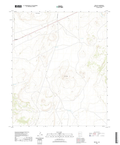 United States Geological Survey Red Hill, NM (2020, 24000-Scale) digital map